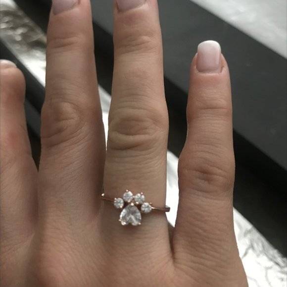 princess rose gold ring - Picture 2 of 3